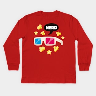 Movie Nerd Kids Long Sleeve T-Shirt